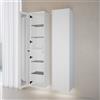 neoro n60 frontale con specchio interno per colonna, 1 anta, BL001720MW, n60 bianco nano opaco [Mobili da Bagno > Ricambi per Mobili da Bagno]