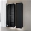 neoro n60 frontale con specchio interno per colonna, 1 anta, BL001720MB, n60 nero nano opaco [Mobili da Bagno > Ricambi per Mobili da Bagno]
