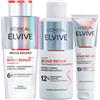 L'Oreal Paris L'Oréal Paris Elvive Bond Repair Set Capelli Danneggiati Shampoo Senza Solfati 200ml + Balsamo Ricostituente 150ml + Trattamento Pre-Shampoo con Acido Citrico 200ml - Set da 3