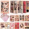 Muiefe Palette Trucco Libro 78 Colori con Pennelli, Set Trucco Completo Viso a 5 Strati Pieghevole, Include Ombretti Lucidalabbra Fard Contouring Illuminanti, Kit Trucco Donna Viaggio Lunga Tenuta