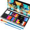 LOPHE Trucco Viso Bambini, 26 Colori Body Paint Pittura Viso Sicuro e Non Tossico, Colori Trucco Bambini Kit per la Pittura del Viso con pennello, face paint per Carnevale, Halloween, Cosplay