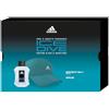 Adidas, Confezione Regalo Ice Dive, Eau de Toilette Uomo 100 ml e Cappello Uomo da Baseball Turchese