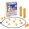 Generic Gioco di Scacchi Magnetico Generico, Portatile e Strategico con Tavola Magnetica per Bambini e Adulti, Puzzle da Tavolo per Famiglia, Viaggio e Serate di Giochi con Corda e Pietre