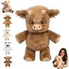Cre8ve3 Peluche Di Cinghiale - 45 Cm, Vitello Che Corre, Morbido Giocattolo, Animale Di Peluche Per Uomini, Donne, morbidi cuscini a forma di animale per divano, auto (D)