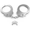 Bdwing Manette in Metallo con Chiavi, Manette Polizia Giocattoli per Bambini della Polizia Giocattolo Ruolo Vestito Accessori Carnevale Halloween Partito(S - Bianco Argento)