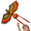 Generico Großer Adlerdrachen für Kinder & Erwachsene - Roter Vogel- XXL (113x55 cm) mit 145 cm Schwanz - Leicht zu fliegen - Ideales Outdoor-Spielzeug für , Park & Familienausflüge