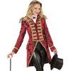 W WIDMANN MILANO Party Fashion - Frac da parata dorato da donna, Showman, elegante costume jacquard per Carnevale