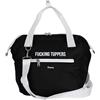 Fisura - Borsa termica porta pranzo originale "F*king tuppers". Borsa termica da 9 L con tracolla regolabile. Borsa isotermica per alimenti. 26 x 20 x 25 cm.