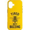 Beekeeping Honey Farm Funny Farmer Appar Custodia per iPhone 16 Apicoltore Miele Allevatore di api stanco ma ronzante apicoltura