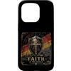 Christian Cross with Shield Faith Armor Custodia per iPhone 15 Pro La fede è lo scudo conChristian Cross Armor