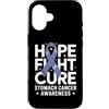 Stomach Cancer Warrior Gifts for Women a Custodia per iPhone 16 Consapevolezza del cancro allo stomaco Pervinca Novembre Cancro allo stomaco