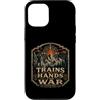 Christian Warrior Psalm 1441 Scripture F Custodia per iPhone 12/12 Pro Treni Biblici Le Mie Mani Per Salmo 1441 Versetto