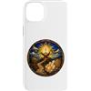 Holy Art Custodia per iPhone 14 Plus TU SEI LA LUCE DEL MONDO Lampada Cattedrale Mosaico Arte