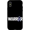 Stomach Cancer Warrior Gifts for Women a Custodia per iPhone X/XS Consapevolezza del cancro allo stomaco Pervinca Novembre Cancro allo stomaco