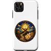 Holy Art Custodia per iPhone 11 Pro Max TU SEI LA LUCE DEL MONDO Lampada Cattedrale Mosaico Arte