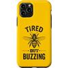 Beekeeping Honey Farm Funny Farmer Appar Custodia per iPhone 11 Pro Apicoltore Miele Allevatore di api stanco ma ronzante apicoltura