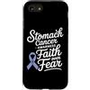 Stomach Cancer Warrior Gifts for Women a Custodia per iPhone SE (2020) / 7/8 Consapevolezza del cancro allo stomaco Pervinca Novembre Cancro allo stomaco