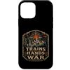 Christian Warrior Psalm 1441 Scripture F Custodia per iPhone 12 mini Treni Biblici Le Mie Mani Per Salmo 1441 Versetto