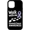 Stomach Cancer Warrior Gifts for Women a Custodia per iPhone 12/12 Pro Consapevolezza del cancro allo stomaco Pervinca Novembre Cancro allo stomaco