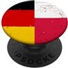 Ptera: I Love Germany I Love Poland A Co Bandiera Polonia Germania per Orgoglioso Polacco Tedesco PopSockets PopGrip Adesivo