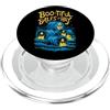 Halloween Funny Farmer Costume Trick or Divertente costume da contadino per Halloween, balle di fieno zombie spettrali PopSockets PopGrip per MagSafe
