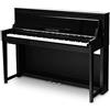 Classic Cantabile UP-1 SH Pianoforte Verticale Digitale - 88 Tastiera pesata - Pianola musicale con USB, MIDI, 256 polifonia, 40 voci - Piano digitale con funzione registrazione Mp3 - Nero Lucido