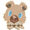Pokémon Center Accessorio Pokémon Orecchini Traforati 54 Rockruff Pokemon Center Originale...