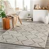 Livabliss Kafue Tappeto Salotto Moderno per Casa, Sala da Pranzo e Cucina Tappeto Geometrico Astratti Neutri Aztechi Stile Boho, leggera da Pulire, Ampio 120x170cm, Beige e Nero