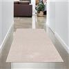 CARPETIA Tappeto a tessitura piatta per Ingresso e Corridoio - resistente - in beige Dimensione 80x150 cm, Dimensione 80 x 150 cm