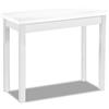 ASTIMESA Tavolo da Cucina a Libro Senza cassetto e Piano in Legno Laminato, Cervino, 80 x 40 cm a 80 x 80 cm