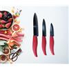 Welikekitchen Set di coltelli in ceramica professionale composto da 3 coltelli da cucina e 1 pelapatate di alta qualità