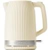 Guzzini, Sous Chef, Bollitore Elettrico, 1,7 L, Spegnimento Automatico, Filtro Anticalcare, Base 360°, Protezione Boil-Dry (Cream)