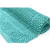 Cristina Carpets POP Tappeto Cotone. Lavabile. per Bagno e Cucina (Teal Blue. 50x80cm)