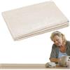 OTKARXUS Tela per ceramica, 150 x 100 cm, beige per vasi, utensili per ceramiche, tovaglia in ceramica, stampa argilla, strumento per scultura in argilla