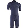 ION Element 2/2 Shorty Short Sleeve Back Zip men Blue, 48/S