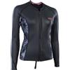 ION Neo Zip Top 2/1 LS Skin women black flowers, 34/XS
