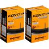 Continental ' Continental Tubo interno valvola Presta per MTB da 42 mm unisex nero, 27,5 x 1,75 2,5 pollici/42 mm (Confezione da 2)
