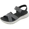 Meik Mangni Sandali Sportivi da Donna Estive Scarpe da Spiaggia Moda Sandali con Punta Aperta Antiscivolo Traspiranti Beige B 42 EU