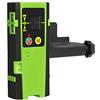 Huepar LR-6RG Ricevitore Laser per Huepar Livella laser a impulsi, Rileva Raggio Laser Rosso e Verde fino a 60m, Display a LED a tre lati, Timer di Spegnimento Automatico