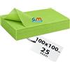 Generic GM 25 Pezzi - Tovaglie in TNT 100x100cm Colore VERDE KIWI, Tovaglie Coprimacchia in TNT Tessuto non Tessuto Ideali per la ristorazione vari colori