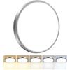 Peasur Plafoniera LED Soffitto, 3000/3500/4000/5000/6500K 18W IP54 Impermeabile Lampada da Soffitto, Sottile Plafoniera Bagno per camera da letto, Cucina, Soggiorno, Balcone, Ø22cm