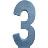 L'angolo del compleanno Numero in polistirolo glitterato e verniciato H99 cm - Scritta decorativa L49 cm spessore 10 cm - Singoli numeri grandi per compleanni, feste, eventi - Scritte e numeri in polistirolo personalizzati
