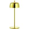 Zafferano Lampada a led da tavolo Circe Oro Lucido ricaricabile e dimmerabile