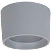 Dopo Lighting - Plafoniera di superficie soffitto MIST grigio GX53 led esterno IP55. Plafoniera rotonda da soffitto ideale per terrazze, verande, coperture di residenze o alberghi.
