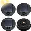 HUIKUANGEU Lampada Solare di Ricambio,4 Pezzi Parti di Ricambio Lampada Solare 7cm,Luci Solari di Ricambio,Ricambio per Luci Solari,Pannello Solare di Ricambio,per Esterni Lanterne Da Giardino Patio