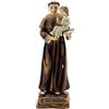 Holyart Statue in resina e PVC: Sant'Antonio Padova base dorata statua resina 15 cm