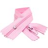 JYC CREATIVE 25 Chiusure Lampo in Nylon, 24 Colori e Misure, Cerniera per Cucire, Chiusure Lampo per Cucire su Vestiti, Tessuti, Chiusuri Lampo al Metro n.3, 25 x 50 cm, rosa 134