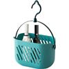 Generic Cestino portaoggetti da appendere per doccia, durevole, design a E scarico, cestino portaoggetti portatile con maniglia, da bagno per bagno, dormitorio, dispensa, cucina