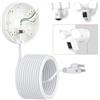 CaGuan Adattatore di alimentazione 2 in 1 e supporto plug-in per proiettore compatibile con telecamere Wyze Floodlight v2/Pro/v1, scatola elettrica con cavo di ricarica da esterno resistente alle intemperie