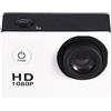 CFTGIW Action Camera DV Kit Videocamera 1080P 30M Fotocamera Subacquea con Supporto per Schermo da 2 Pollici per Immersioni Sportive in Bicicletta (WHITE)